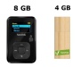 SanDisk 8GB Sansa Clip+ MP3 Player (Recertified) with 4GB Bamboo USB 2.0 Flash Drive