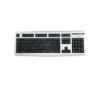 Tastatur Kyrillisch Deutsch Russisch Fujitsu Siemens K365 Silber Schwarz USB