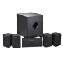 Monoprice 5.1 Channel Home Theater Satellite Speakers & Subwoofer  - Black