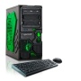 CybertronPC Borg-Q (Red) TGM4213F Gaming PC (3.8 GHz AMD FX-4130 Quad Core, 1GB GeForce GT610, 8GB DDR3 1600MHz, 1TB HDD, Windows 10 Home 64-bit)