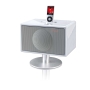 Geneva Sound Model S DAB All in One iPod Dock with DAB Radio Alarm Clock Includes Stand - White