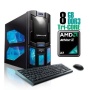 CybertronPC Spartan 2211CBQ, AMD Athlon II X3 Gaming PC, W7 Home Premium, Black