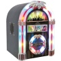 Pyle Home PJCDUB25 Tabletop Retro Jukebox with CD, FM Radio, USB/SD/MP3 and Aux-Input for iPod/iPhone and Android