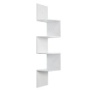 Nexxt FN01460-4 Provo Series White Corner Mounted Accent Shelf