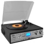 Pyle PTTCS9U Classic Retro Style Turntable with AM/FM Radio, Cassettes & MP3s, USB/SD Direct Record Function & Aux Input for iPod/MP3 Players
