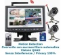 Sistema Completo Videosorveglianza Wireless 2 Telecamere con Infrarossi + Monitor LCD con DVR On Board 32 GB