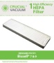 Bissell Style 7, Style 9 HEPA Filter; Compare to Bissell Part#32076; Designed & Engineered by Crucial Vacuum