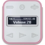 Memorex Clip & Play MMP8002-PNK - Digital player - flash 2 GB - WMA, MP3, protected WMA (DRM 10) - pink