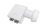 Micro - LNB Quad universal (full HD, 3D ready, 0,1 dB), color blanco