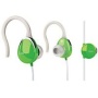iLuv i203 Ultra-Compact Earphones with Secure Clips and Volume Control (Green)