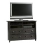 Sauder Edge Water Highboy TV Stand in Estate Black