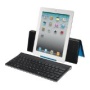 Logitech Tastatur inkl. Halterung schwarz (für iPad, iPad 2 und iPad 3. Generation sowie weitere Tablets, QWERTZ-Tastatur-Layout)