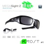 MEGASight2 | 8GB | High Definition 720P 5 MegaPixel Kamera MP3 Sonnenbrille: Hi Tech Multimedia 4GB HD Kamera Sonnenbrille mit MP3 Player + Webcam Fun