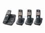 Panasonic KX-TG3034B 2.4 GHz FHSS 4X Handsets Cordless Phone Integrated Answering Machine - Retail