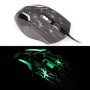 USB 2,0 Ottico Gaming Mouse 25pollici/s Regolabile 2400DPI 6 Pulsanti Topi