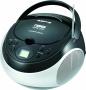 NAXA Electronics Portable MP3/CD Player with AM/FM Stereo Radio (Black)