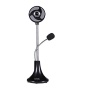 HAVIT® HV-N5085 16MP HD Camera and Webcam with Microphone, LED Light, and Adjustable Stand (Black Friday, Thanksgiving, Cyber Monday Special) Black