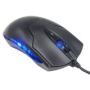 TRIXES Souris gamer pro optique filaire USB , 6 boutons avec lumière bleue pour ordinateur portable