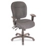 Alera Technologies Alera Wrigley Series Mid Back Multifunction Chair With Gray Upholstery - ALEWR42FB60B