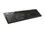 I-Rocks Technology Slim Wired Keyboard With Chiclet-Like Key Shape - Black