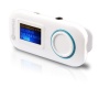 Memup - Funklip - Lecteur mp3 - écran 1,1" - 4 Go - Blanc