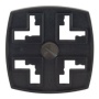HR 1499 KFZ / BIKE Digi-Cam / Kamera Adaptersystem für Foto, 4-Loch-Rastersystem mit 1/4" Schraubgewinde