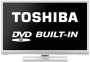 Toshiba 24D1534 24-Inch Widescreen HD LED TV with Built-In DVD Player and Freeview HD - White