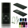 Voberry 8GB 1.8 inch 4th Gen MP3 MP4 Player Media/music/audio Player with Fm Radio(Black)