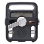 Eton FR600B Solarlink Self-Powered Digital AM/FM Shortwave NOAA Weather Radio & Eton Dynamo Emergency Hand Crank 3 LED Flashlight With Compass