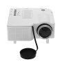 Mini Projecteur Vidéoprojecteur Portable LED Multimédia Vidéo Audio BLANC