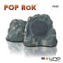 Outdoor Rock Speakers Grey Slate 8.0" - POP RoK by Sound Appeal (pair)