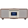 John Lewis Cello Hi-Fi Music System with DAB/DAB+/FM/Internet Radio, CD Player, Wi-Fi & Bluetooth, Walnut