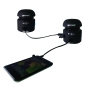 Go-Rock TRMS02S Mobile Stereo Speakers, 4W, Black