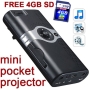 SVP PP003 Portable Multimedia Pico Projector with Free 4GB SD Memory Card