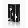 Single Earbud Headphone - White for Apple iPad , iPad2, iPod, iPhone & MP3 players. Stereo Sound In One Ear!