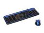 ATOP ACM-101UB Blue/Black PS/2 Standard Keyboard and mouse combo set - OEM