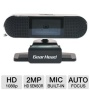 Gear Head 8MP 1080P HD WebCam with Stereo Microphone