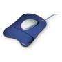 Kensington Mouse Pad with Wrist Pillow, Blue