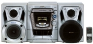 Panasonic SC-AK200 Compact Stereo System (Silver)