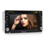 Auna MVD-480 Touchscreen Moniceiver Bluetooth Autoradio Doppel Din (DVD-CD-MP3-Player, Front-USB-SD-Slot, 6,2 Zoll 16cm HD-Touchscreen)