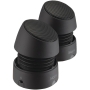 IHOME iHM79BC Rechargeable Mini Speakers (Black)