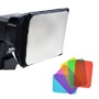 Opteka SB-110 Universal Gel Softbox Diffuser for External Camera Flash Units -Blue/ Green/ Red/ Yellow/ Amber/Pink Gels