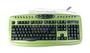 APEVIA KI-COMBO-GN Green/Black 104 Normal Keys 18 Function Keys PS/2 Wired Standard Keyboard and Mouse Combo