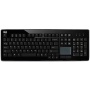 Adesso Black Wireless TouchPad Keyboard, WKB-4400UB