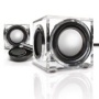 Accessory Power SonaVERSE CRS 2.0 USB Powered Speakers w/ Clear Acrylic Housing, Dual Drivers and Volume Control