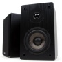 Micca Motion Series MB42 Bookshelf Speakers With 4-Inch Carbon Fiber Woofer and Silk Dome Tweeter (Black, Pair)