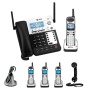 AT&T SynJ 4-Line Corded/Cordless Business Phone System with 3 Cordless Desksets & 2 Cordless Handsets