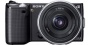 Sony NEX-5DB Systemkamera (14 Megapixel, Live View, Full HD Videoaufnahme) Double Zoom Kit schwarz inkl. 16 mm und 18-55 mm Objektiv