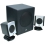 iConcepts 79033N 2.1 Speaker System with Subwoofer (Black)