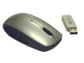 iOne Lynx R17 USB 2.4 GHz 3 button wireless optical mouse - Silver color